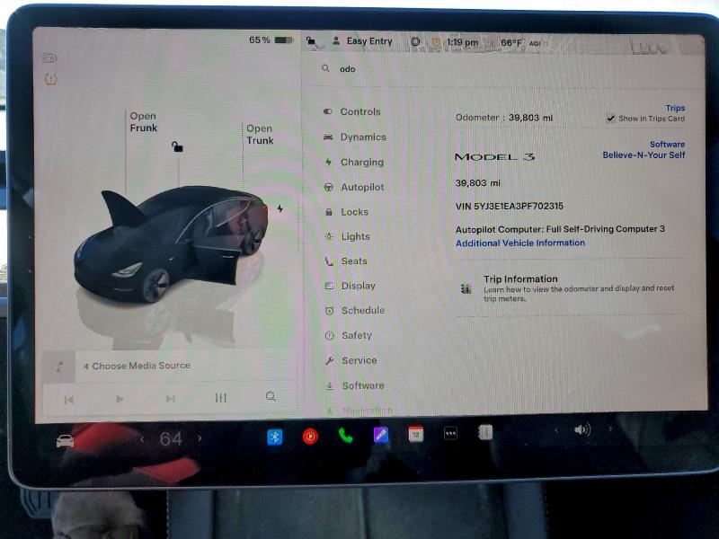 TESLA MODEL 3 2023