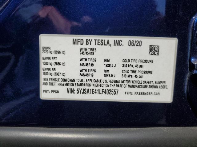 TESLA MODEL S 2020