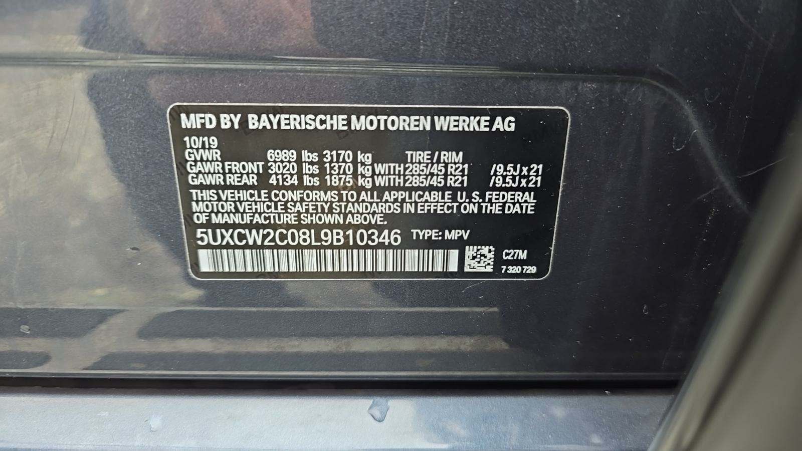 BMW X7 Sports Activity Vehicle xDrive40i M SPORT LINE 2020
