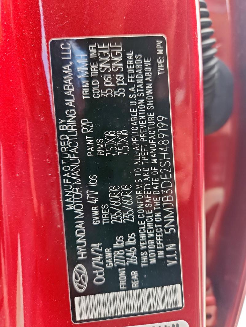 HYUNDAI TUCSON SEL 2024