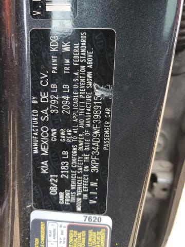 KIA FORTE GT LINE 2021