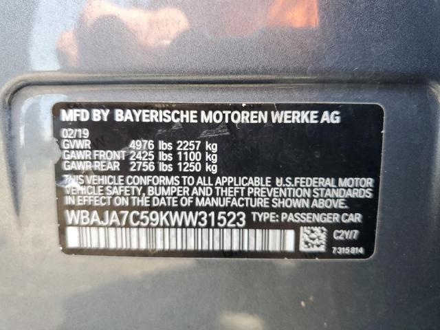 BMW 5 SERIES 530 XI 2019