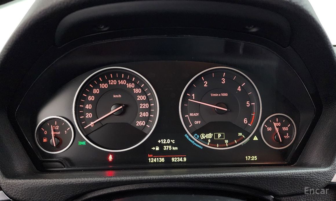 2015 BMW 3 серии VI (F3x) Рестайлинг 320d с пробегом 124 136 км