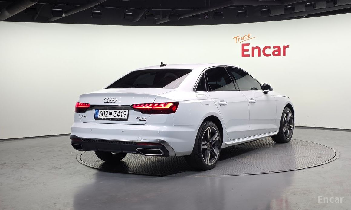 2021 Audi A4 V (B9) Рестайлинг 40 TDI Quattro Premium с пробегом 104 209 км