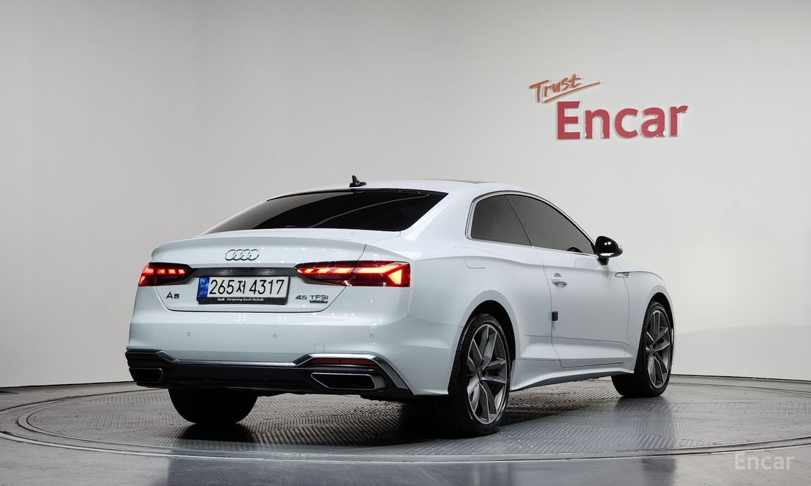 2021 Audi A5 II (F5) Рестайлинг 45 TFSI Quattro Coupe с пробегом 72 483 км