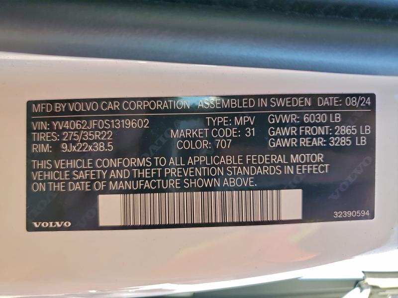 VOLVO XC90 ULTRA 2035
