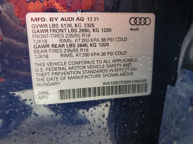 AUDI Q3 PREMIUM S LINE 45 2021