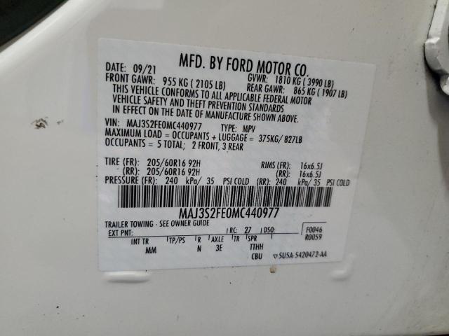 FORD ECOSPORT S 2021