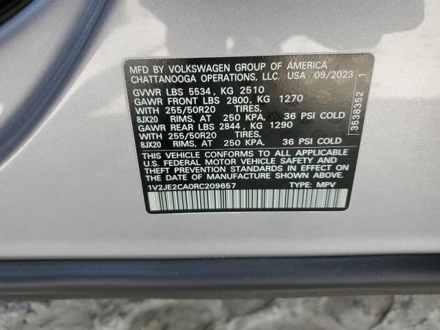VOLKSWAGEN ATLAS CROSS 2023
