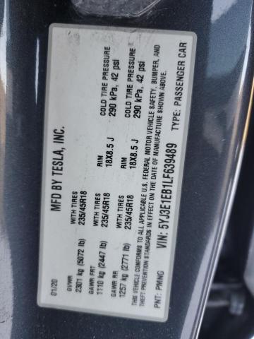 TESLA MODEL 3 2020
