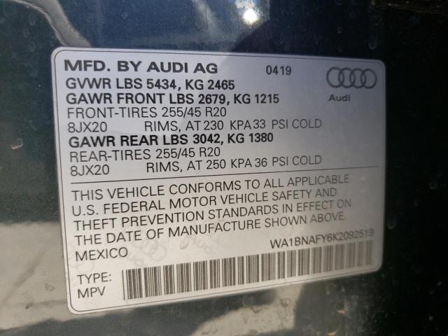 AUDI Q5 PREMIUM PLUS 2019