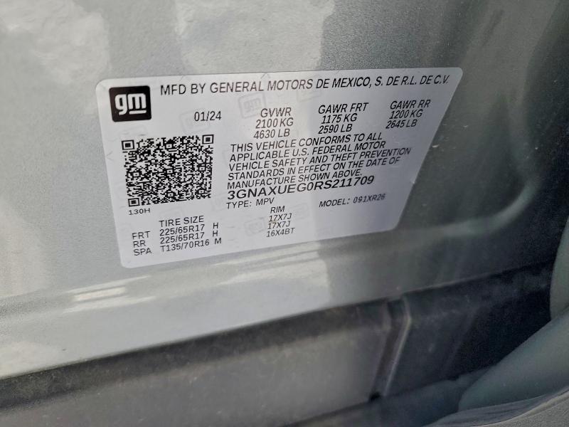 CHEVROLET EQUINOX LT 2024