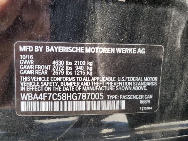 BMW 430I GRAN COUPE 2016