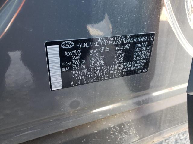 HYUNDAI SANTA FE SEL 2022