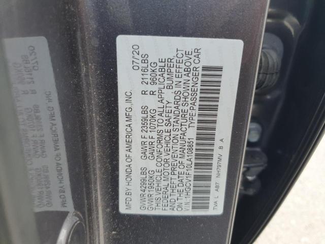 HONDA ACCORD LX 2020