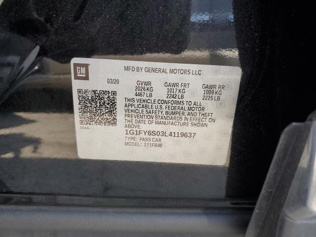 CHEVROLET BOLT EV LT 2020
