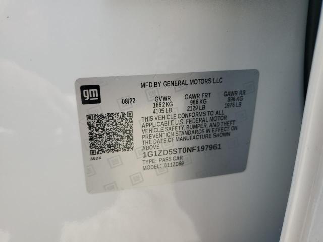 CHEVROLET MALIBU LT 2022