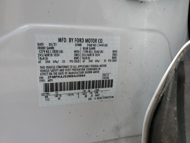FORD EDGE SEL 2021