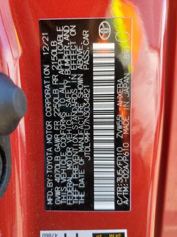 TOYOTA PRIUS LE 2021