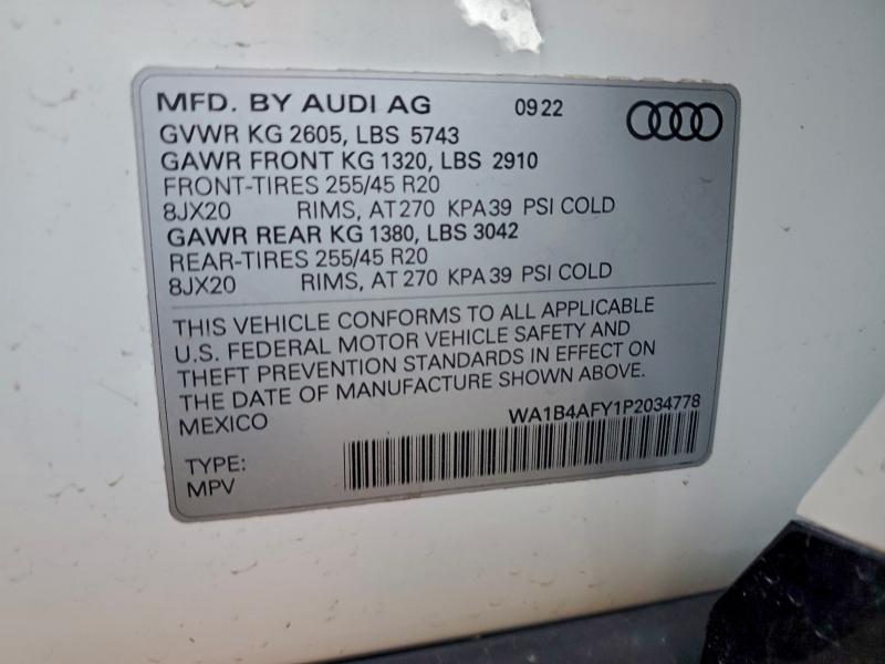 AUDI SQ5 PREMIUM PLUS 2023