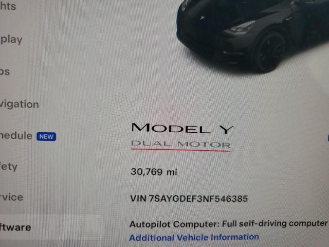 TESLA MODEL Y 2022