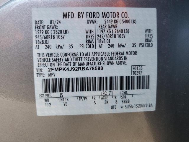FORD EDGE SEL 2024