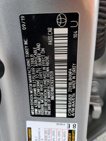 TOYOTA C-HR XLE 2019
