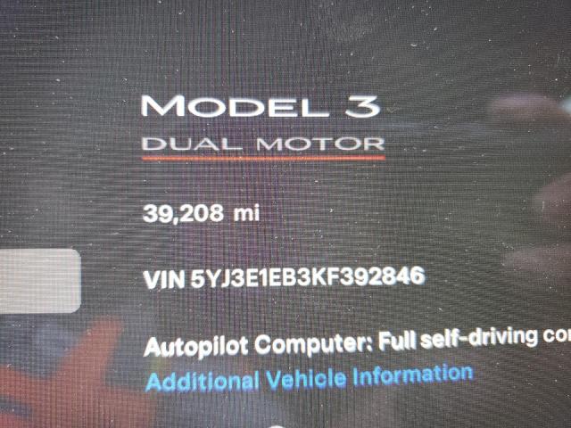 TESLA MODEL 3 2019