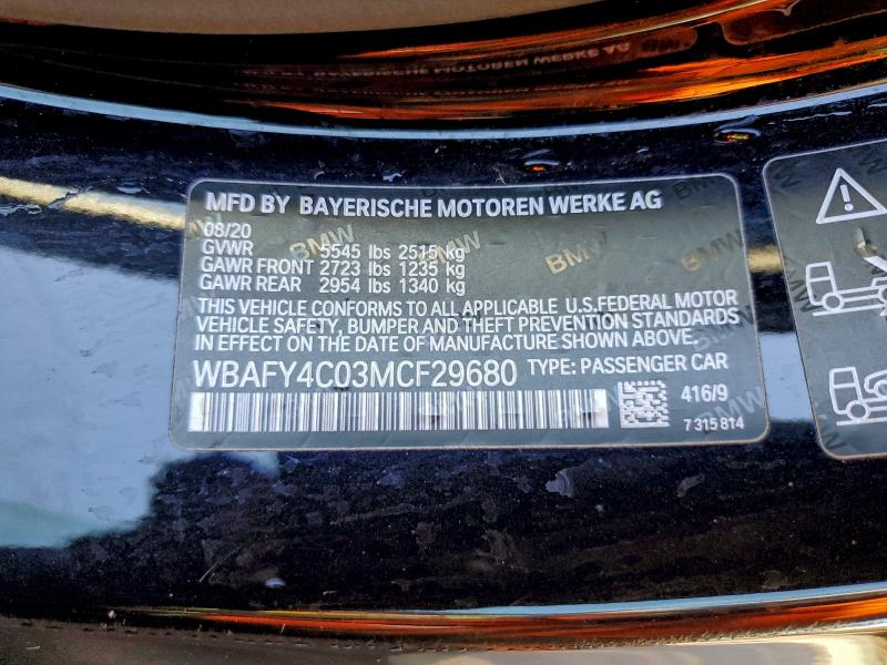 BMW M850XI 2020