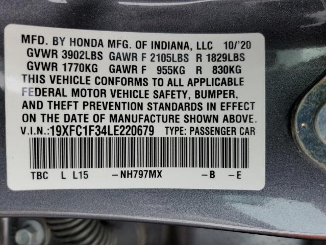 HONDA CIVIC EX 2020