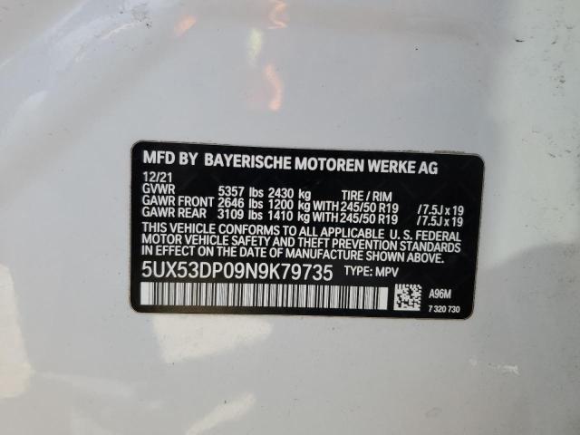 BMW X3 XDRIVE30I 2021