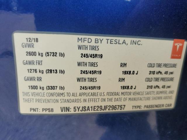 TESLA MODEL S 2018