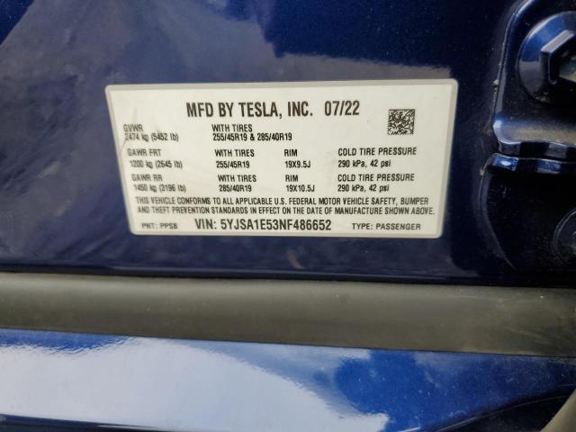 TESLA MODEL S 2022
