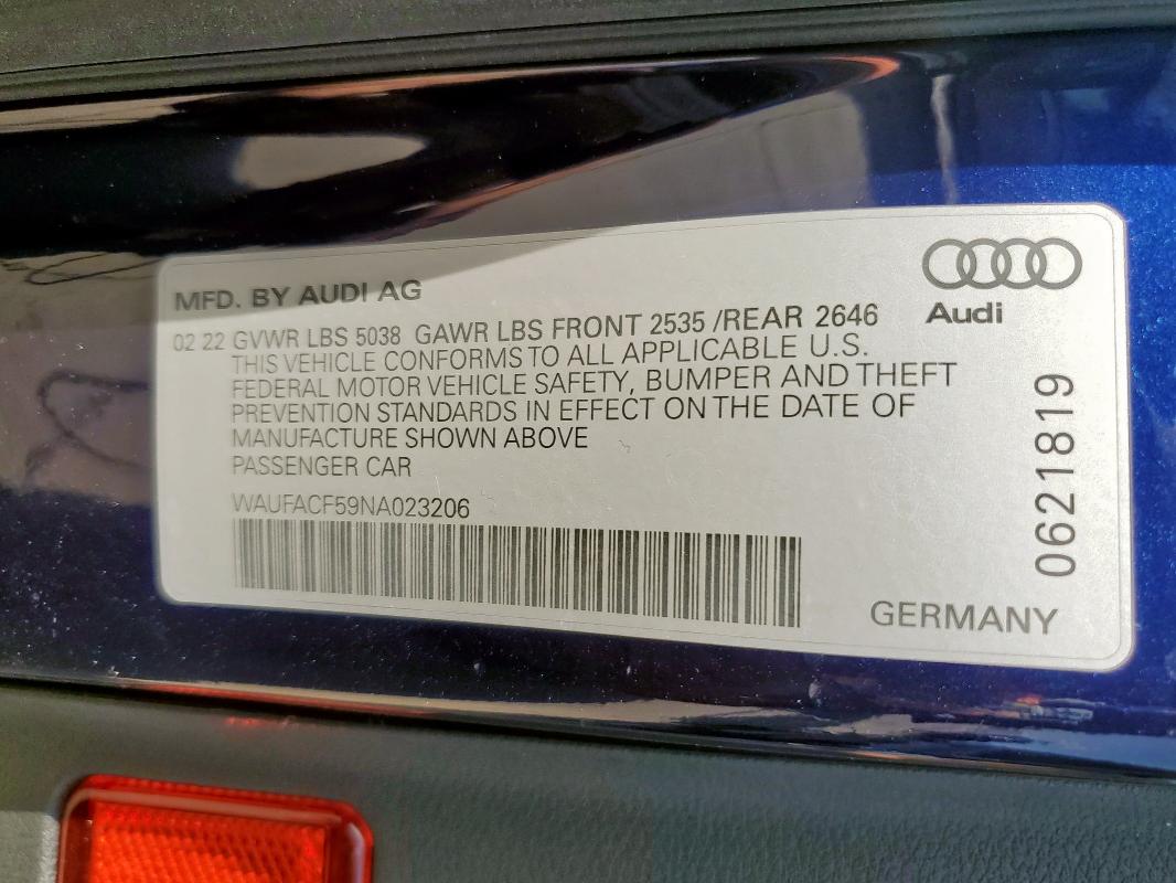 AUDI A5 PREMIUM PLUS 45 2022