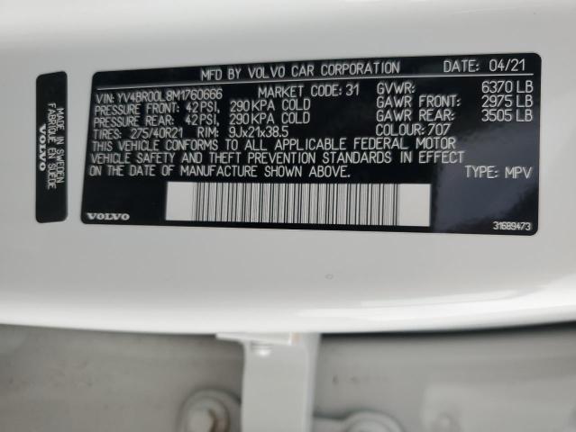 VOLVO XC90 T8 RECHARGE INSCRIPTION 2021