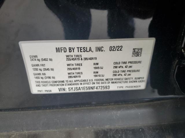 TESLA MODEL S 2022
