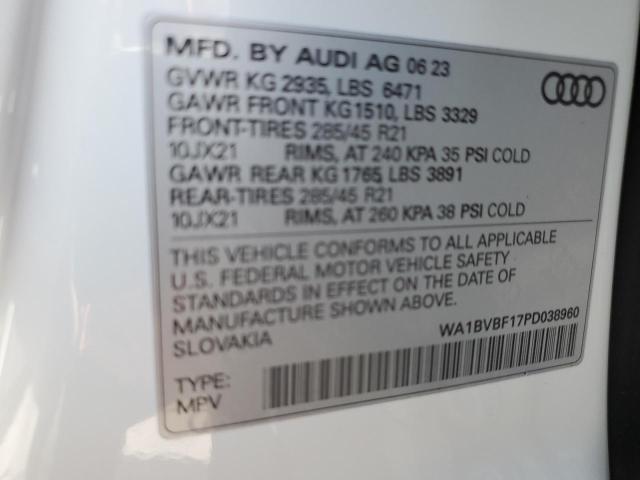 AUDI Q8 PREMIUM PLUS 2023
