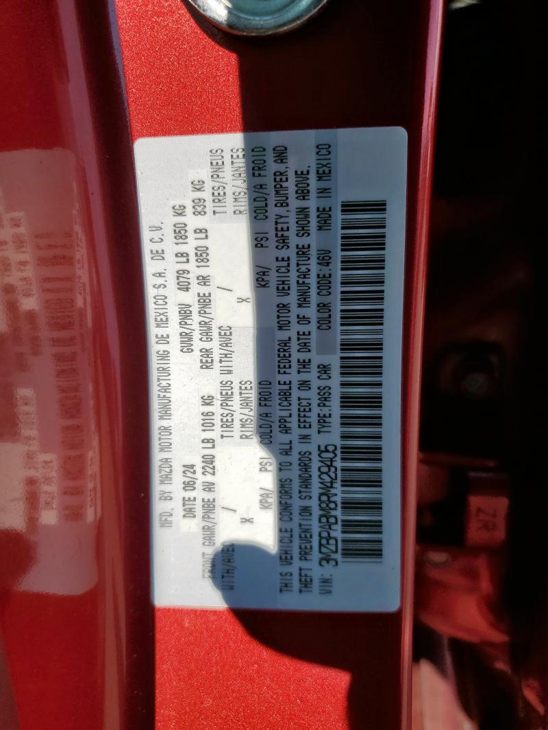 MAZDA 3 SELECT SPORT 2024
