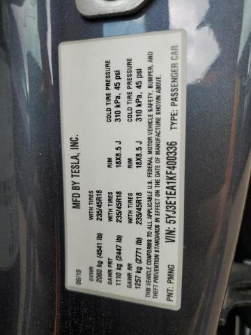 TESLA MODEL 3 2019