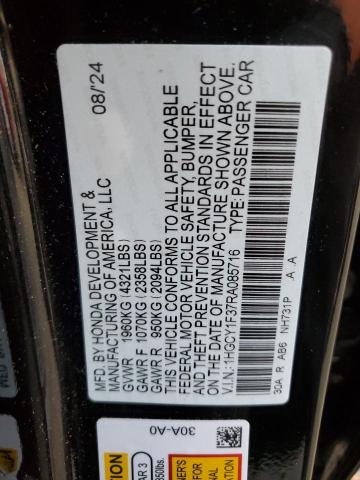 HONDA ACCORD EX 2024