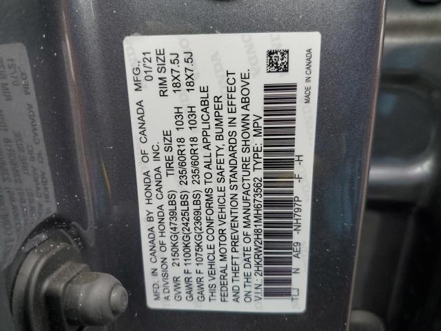 HONDA CR-V EXL 2021