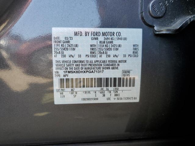 FORD EXPLORER XLT 2023
